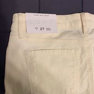 Ann Taylor Loft Corduroy Pants  (Curvy Skinny)